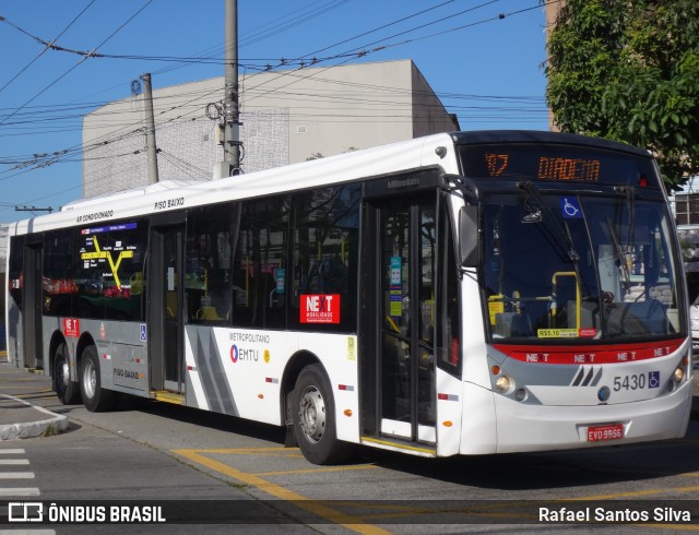 Next Mobilidade - ABC Sistema de Transporte 5430 na cidade de Diadema, São Paulo, Brasil, por Rafael Santos Silva. ID da foto: 11511174.