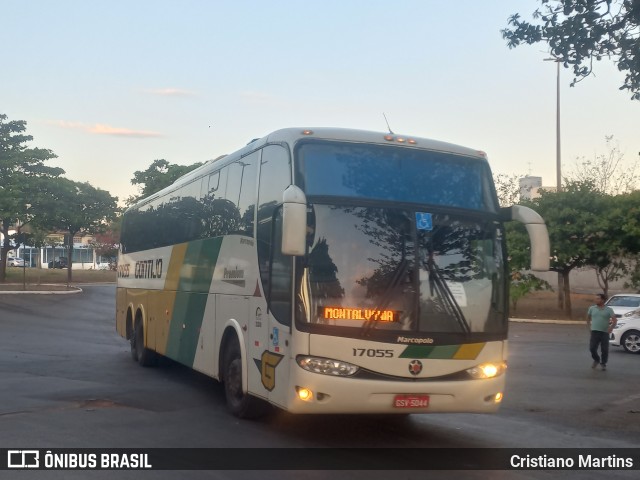 Empresa Gontijo de Transportes 17055 na cidade de Montes Claros, Minas Gerais, Brasil, por Cristiano Martins. ID da foto: 11508536.