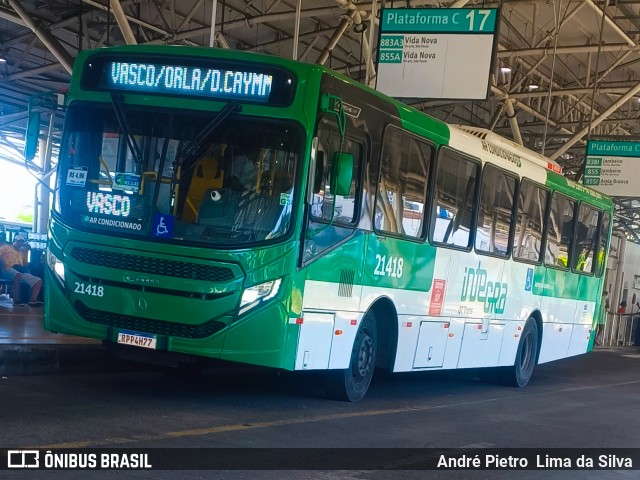 OT Trans - Ótima Salvador Transportes 21418 na cidade de Lauro de Freitas, Bahia, Brasil, por André Pietro  Lima da Silva. Número da foto: #11508789.