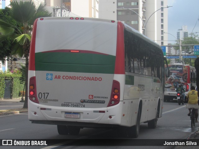 Borborema Imperial Transportes 017 na cidade de Recife, Pernambuco, Brasil, por Jonathan Silva. ID da foto: 11508732.