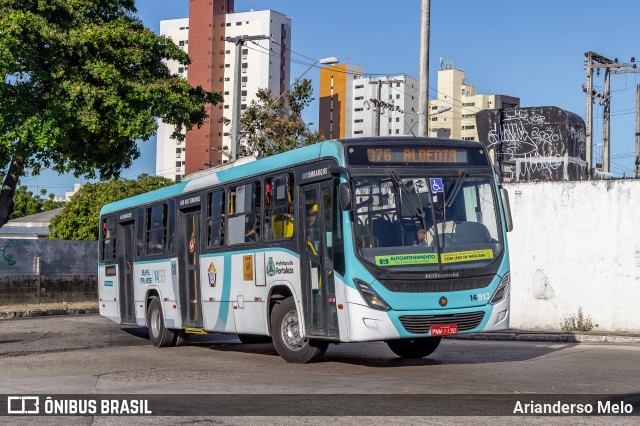 Viação Siará Grande 14513 na cidade de Fortaleza, Ceará, Brasil, por Arianderso Melo. Número da foto: #11509565.