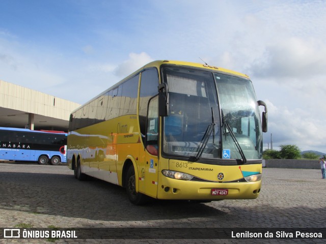 Viação Itapemirim 8613 na cidade de Caruaru, Pernambuco, Brasil, por Lenilson da Silva Pessoa. ID da foto: 11510614.