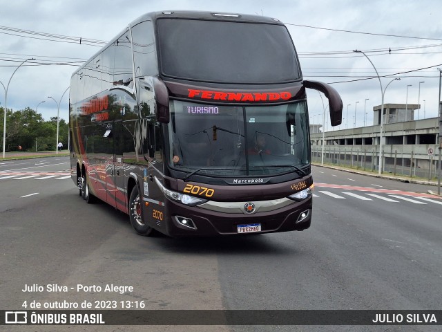 Fernando Turismo 2070 na cidade de Porto Alegre, Rio Grande do Sul, Brasil, por JULIO SILVA. ID da foto: 11511119.