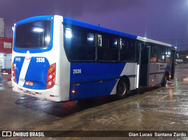 Transvida Transporte Coletivo 2036 na cidade de Ji-Paraná, Rondônia, Brasil, por Gian Lucas  Santana Zardo. Número da foto: #11509164.