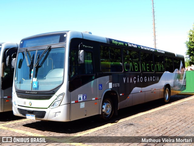 Viação Garcia 81078 na cidade de Londrina, Paraná, Brasil, por Matheus Vieira Mortari. Número da foto: #11512553.