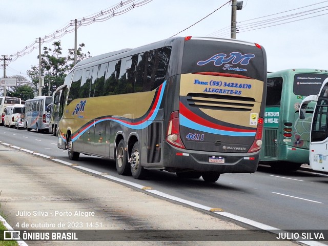 AM Turismo 4611 na cidade de Porto Alegre, Rio Grande do Sul, Brasil, por JULIO SILVA. Número da foto: #11511319.