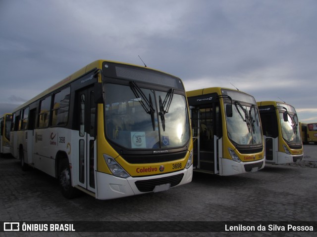 Coletivo Transportes 3698 na cidade de Caruaru, Pernambuco, Brasil, por Lenilson da Silva Pessoa. Número da foto: #11513833.