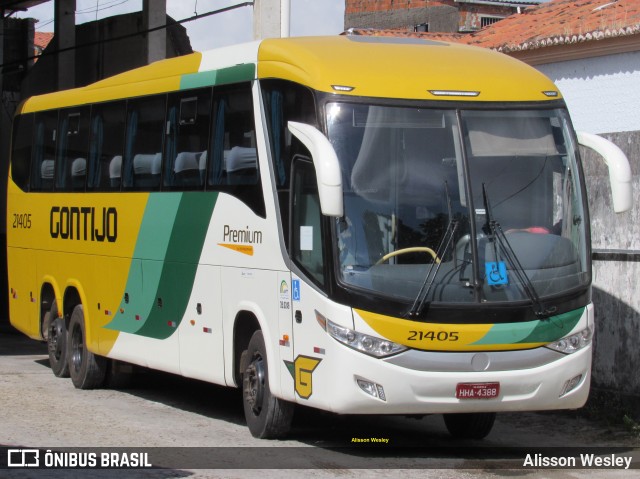 Empresa Gontijo de Transportes 21405 na cidade de Fortaleza, Ceará, Brasil, por Alisson Wesley. ID da foto: 11513762.