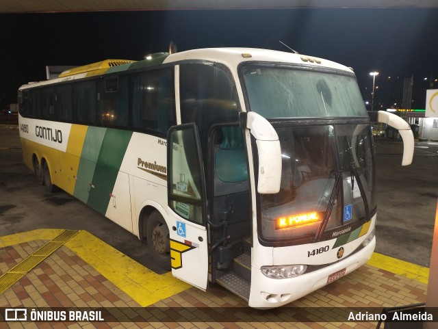 Empresa Gontijo de Transportes 14180 na cidade de João Monlevade, Minas Gerais, Brasil, por Adriano  Almeida. ID da foto: 11513201.