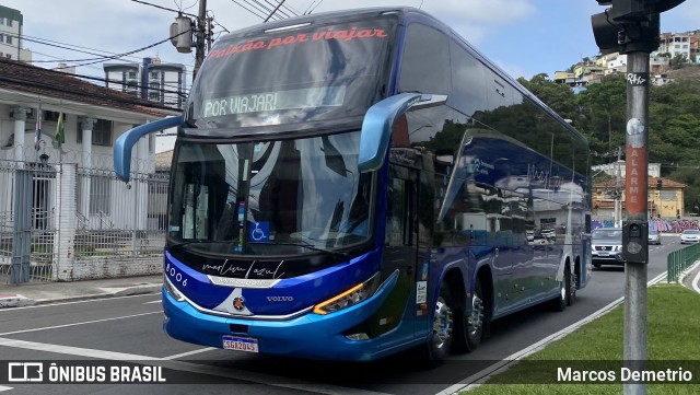 Marlim Azul Turismo 8006 na cidade de Vitória, Espírito Santo, Brasil, por Marcos Demetrio. Número da foto: #11511532.