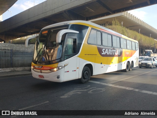 Saritur - Santa Rita Transporte Urbano e Rodoviário 23220 na cidade de Belo Horizonte, Minas Gerais, Brasil, por Adriano  Almeida. ID da foto: 11512822.