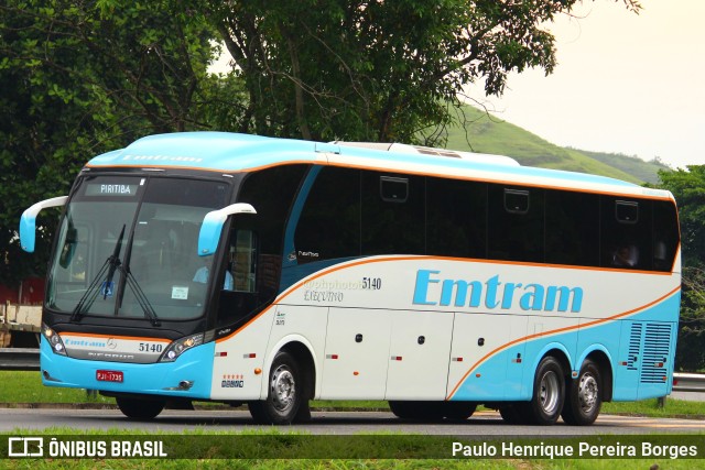 Emtram 5140 na cidade de Barra do Piraí, Rio de Janeiro, Brasil, por Paulo Henrique Pereira Borges. Número da foto: #11515513.