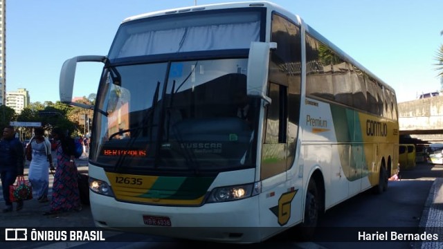 Empresa Gontijo de Transportes 12635 na cidade de Belo Horizonte, Minas Gerais, Brasil, por Hariel Bernades. ID da foto: 11514308.