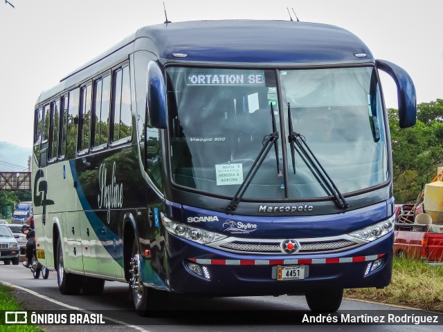 Transportes Skyline 00 na cidade de Alajuela, Alajuela, Costa Rica, por Andrés Martínez Rodríguez. ID da foto: 11515329.