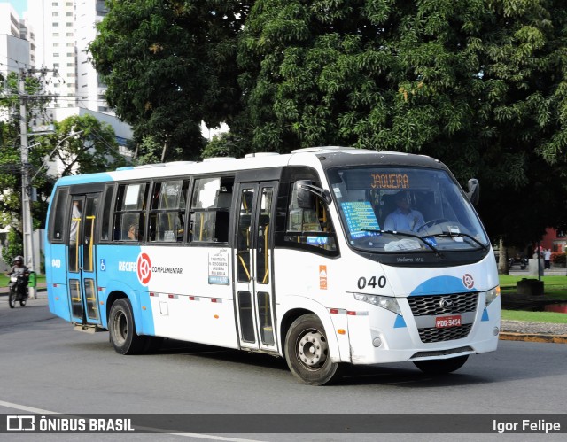 Sistema Complementar de Recife 040 na cidade de Recife, Pernambuco, Brasil, por Igor Felipe. ID da foto: 11514333.