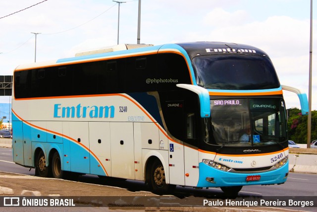 Emtram 5240 na cidade de São Paulo, São Paulo, Brasil, por Paulo Henrique Pereira Borges. ID da foto: 11515483.