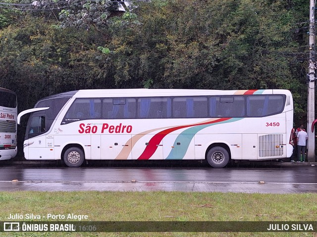 Expresso São Pedro 3450 na cidade de Porto Alegre, Rio Grande do Sul, Brasil, por JULIO SILVA. ID da foto: 11515742.