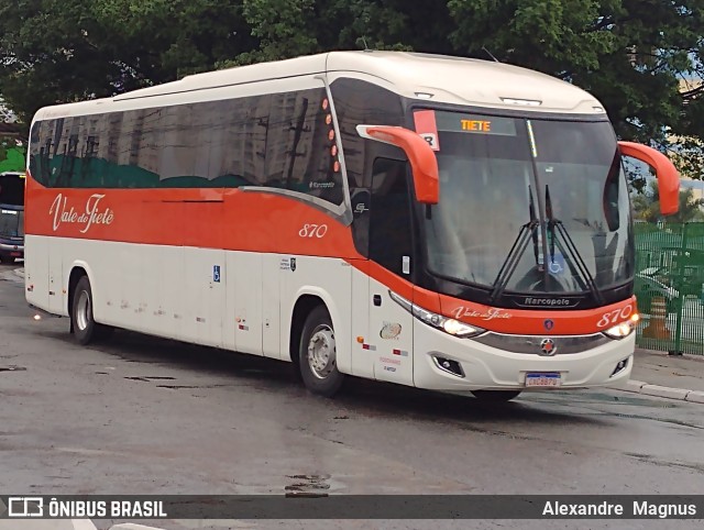 Viação Vale do Tietê 870 na cidade de São Paulo, São Paulo, Brasil, por Alexandre  Magnus. ID da foto: 11516014.