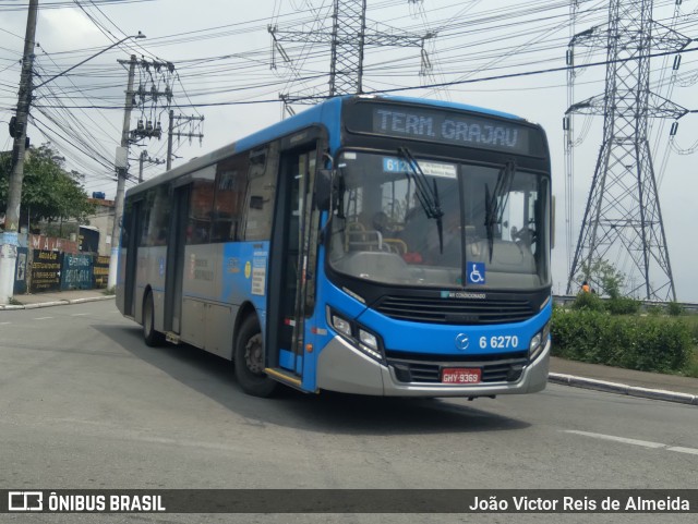 Transwolff Transportes e Turismo 6 6270 na cidade de São Paulo, São Paulo, Brasil, por João Victor Reis de Almeida. Número da foto: #11518085.