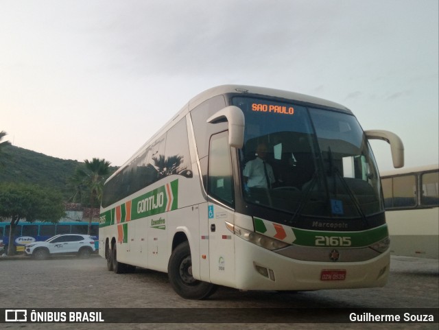 Empresa Gontijo de Transportes 21615 na cidade de Limoeiro, Pernambuco, Brasil, por Guilherme Souza. ID da foto: 11516469.