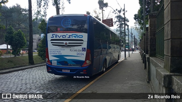 Silva's Rio Turismo e Fretamento 2024 na cidade de Petrópolis, Rio de Janeiro, Brasil, por Zé Ricardo Reis. ID da foto: 11517429.