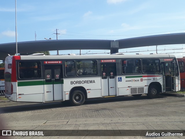 Borborema Imperial Transportes 303 na cidade de Recife, Pernambuco, Brasil, por Áudios Guilherme. ID da foto: 11518938.