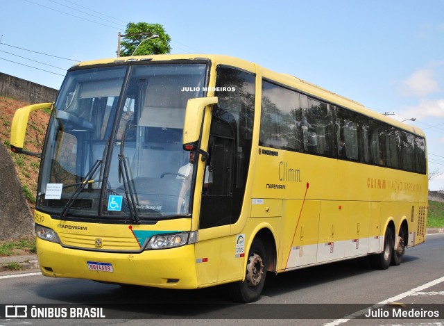 Viação Itapemirim 9539 na cidade de Campinas, São Paulo, Brasil, por Julio Medeiros. ID da foto: 11516642.