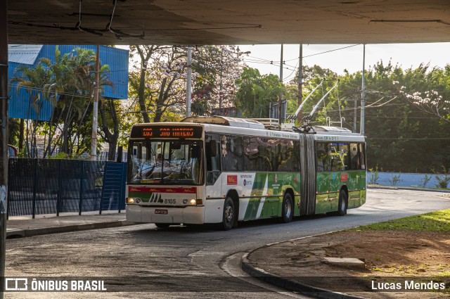 Next Mobilidade - ABC Sistema de Transporte 8105 na cidade de São Paulo, São Paulo, Brasil, por Lucas Mendes. ID da foto: 11518778.