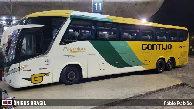 Empresa Gontijo de Transportes 19015 na cidade de Uberlândia, Minas Gerais, Brasil, por Fábio Paixão. Número da foto: #11519176.