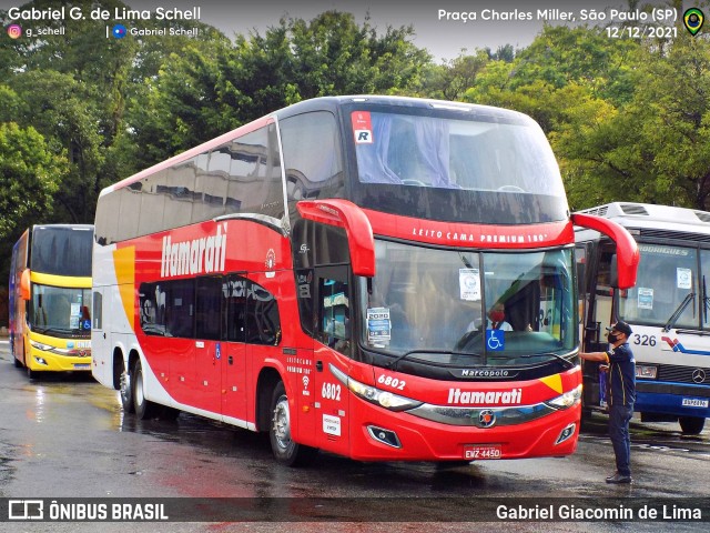 Expresso Itamarati 6802 na cidade de São Paulo, São Paulo, Brasil, por Gabriel Giacomin de Lima. Número da foto: #11517433.