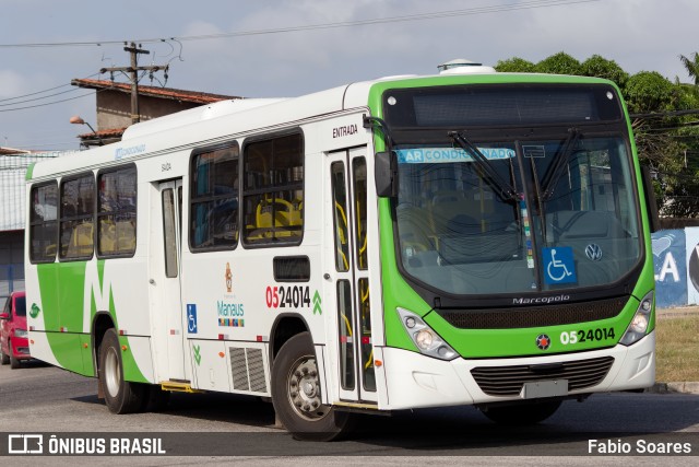 Via Verde Transportes Coletivos 0524014 na cidade de Belém, Pará, Brasil, por Fabio Soares. ID da foto: 11517134.