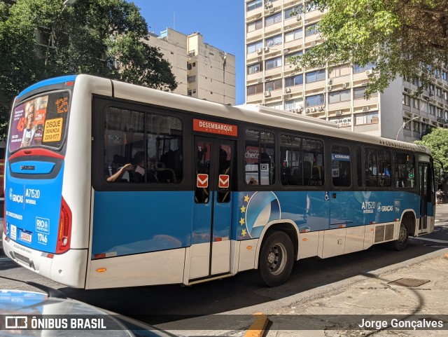 Viação Nossa Senhora das Graças A71520 na cidade de Rio de Janeiro, Rio de Janeiro, Brasil, por Jorge Gonçalves. Número da foto: #11516890.