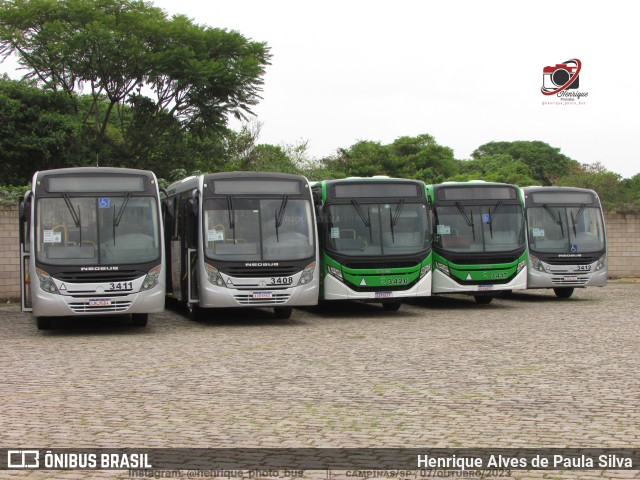 VB Transportes e Turismo 3411 na cidade de Campinas, São Paulo, Brasil, por Henrique Alves de Paula Silva. Número da foto: #11518948.