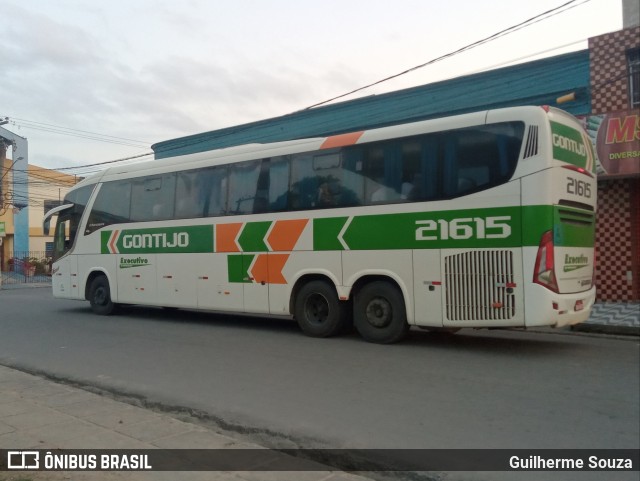 Empresa Gontijo de Transportes 21615 na cidade de Limoeiro, Pernambuco, Brasil, por Guilherme Souza. ID da foto: 11518143.