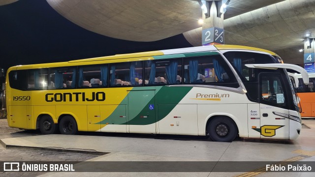 Empresa Gontijo de Transportes 19550 na cidade de Uberlândia, Minas Gerais, Brasil, por Fábio Paixão. ID da foto: 11519179.