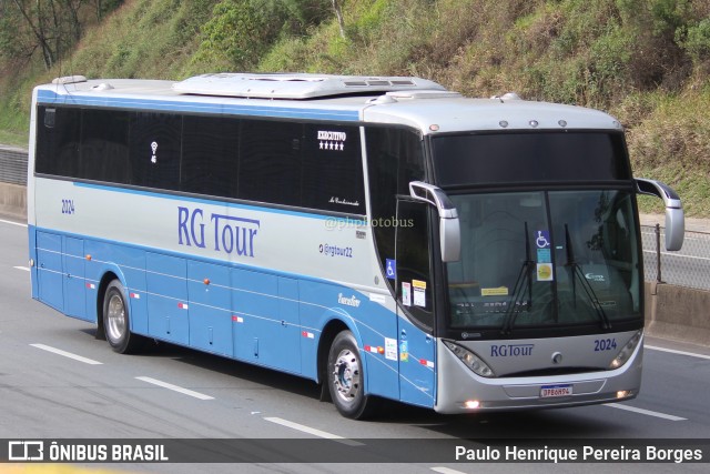 RG Tour Transportes 2024 na cidade de Piraí, Rio de Janeiro, Brasil, por Paulo Henrique Pereira Borges. Número da foto: #11518825.