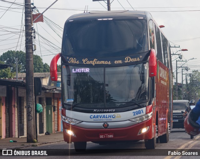 Carvalho Tur Transportes e Turismo 2001 na cidade de Belém, Pará, Brasil, por Fabio Soares. ID da foto: 11518015.