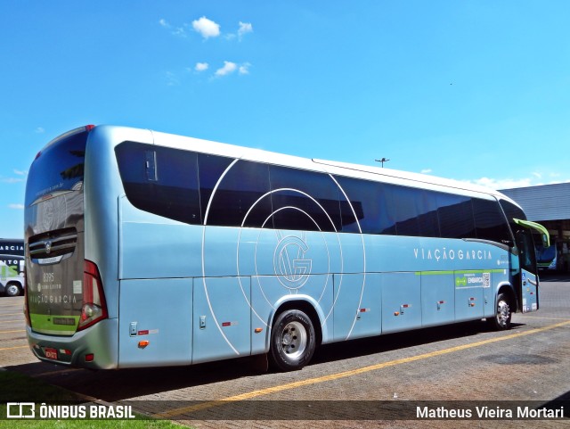 Viação Garcia 8395 na cidade de Maringá, Paraná, Brasil, por Matheus Vieira Mortari. ID da foto: 11520082.