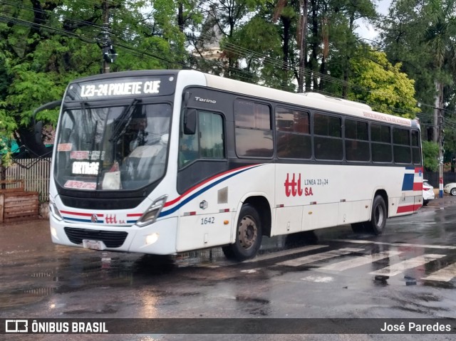 TTL S.A. - Transporte y Turismo Lambaré - Líneas 23-24-31 y 33 1642 na cidade de Limpio, Central, Paraguai, por José Paredes. Número da foto: #11520013.