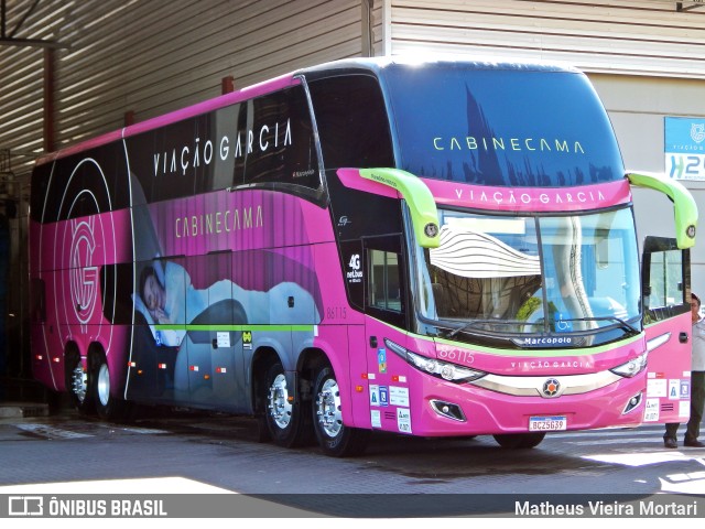 Viação Garcia 86115 na cidade de Maringá, Paraná, Brasil, por Matheus Vieira Mortari. Número da foto: #11520086.