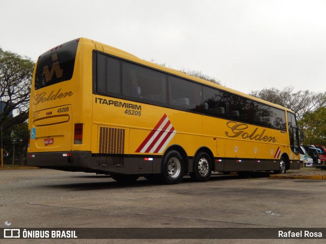 Viação Itapemirim 45205 na cidade de São Paulo, São Paulo, Brasil, por Rafael Rosa. ID da foto: 11520615.