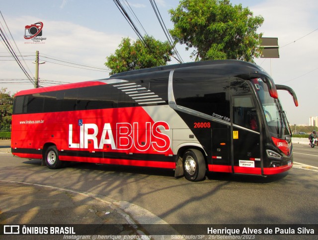 Lirabus 26008 na cidade de São Paulo, São Paulo, Brasil, por Henrique Alves de Paula Silva. Número da foto: #11519565.
