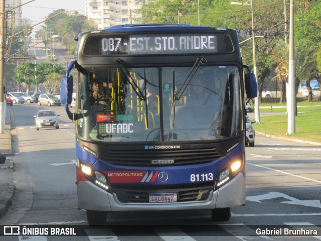 Next Mobilidade - ABC Sistema de Transporte 81.113 na cidade de Santo André, São Paulo, Brasil, por Gabriel Brunhara. Número da foto: #11520229.