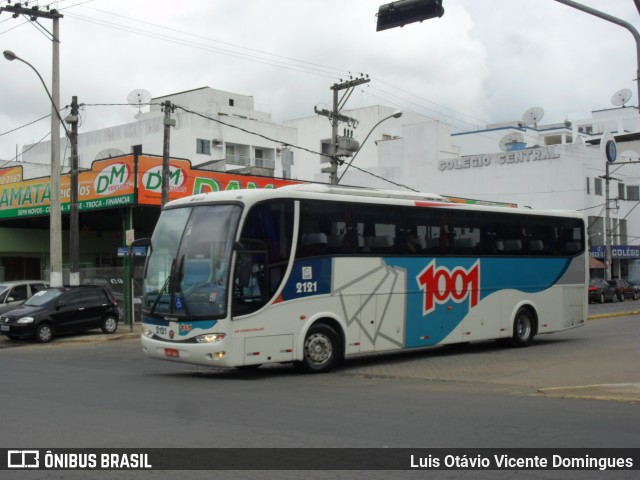 Auto Viação 1001 2121 na cidade de Itaperuna, Rio de Janeiro, Brasil, por Luis Otávio Vicente Domingues. ID da foto: 11521249.