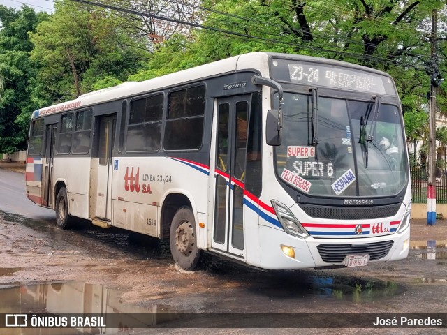 TTL S.A. - Transporte y Turismo Lambaré - Líneas 23-24-31 y 33 1614 na cidade de Limpio, Central, Paraguai, por José Paredes. Número da foto: #11519990.