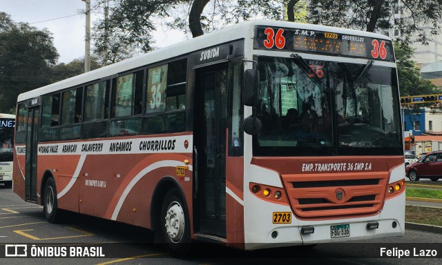 Empresa de Transporte 36  na cidade de Jesús María, Lima, Lima Metropolitana, Peru, por Felipe Lazo. ID da foto: 11521121.