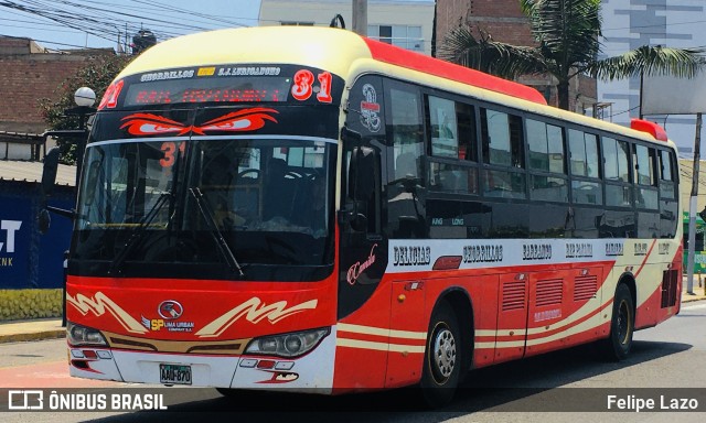 ETS San Pedro 43 na cidade de Chorrillos, Lima, Lima Metropolitana, Peru, por Felipe Lazo. ID da foto: 11520959.