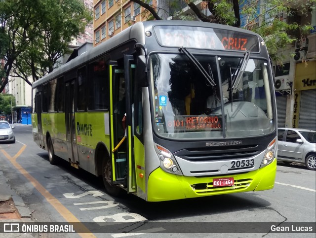 Viação Getúlio Vargas 20533 na cidade de Belo Horizonte, Minas Gerais, Brasil, por Gean Lucas. Número da foto: #11523676.
