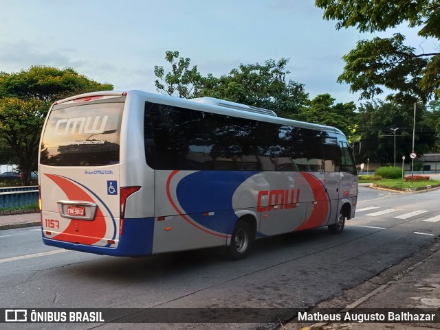 CMW Transportes 1157 na cidade de Bragança Paulista, São Paulo, Brasil, por Matheus Augusto Balthazar. ID da foto: 11522121.