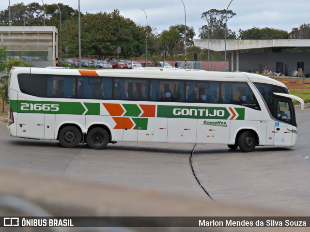 Empresa Gontijo de Transportes 21665 na cidade de Brasília, Distrito Federal, Brasil, por Marlon Mendes da Silva Souza. ID da foto: 11524077.